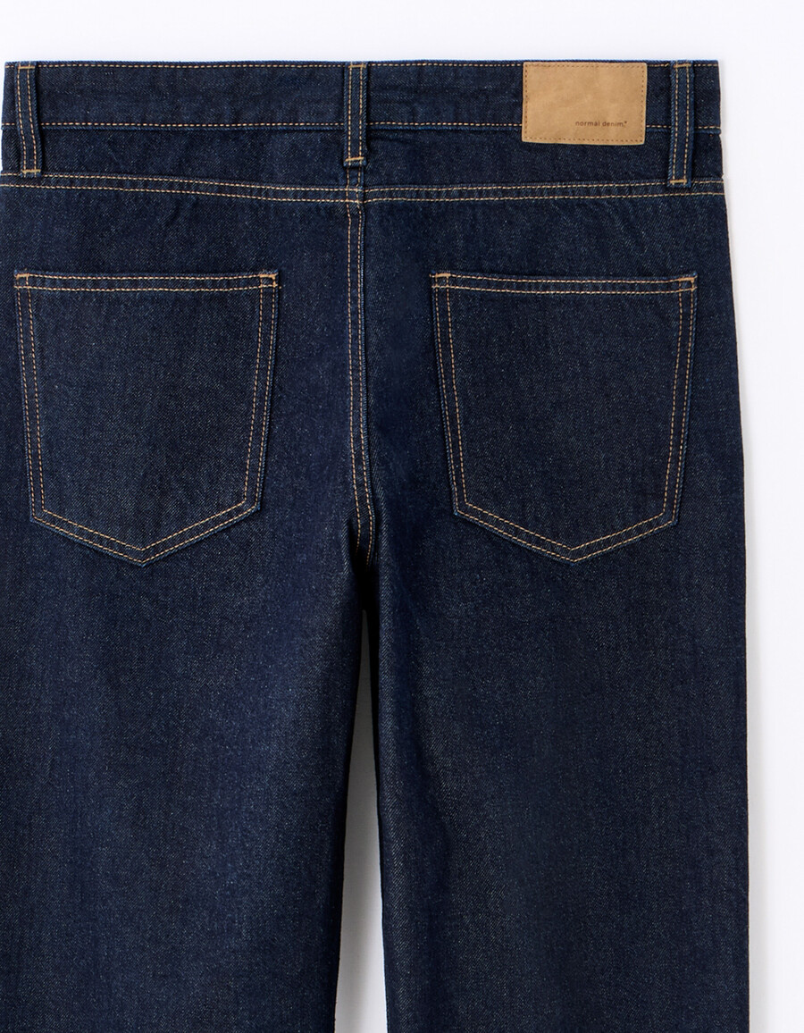 jeans mit lockerer passform 100 baumwolle