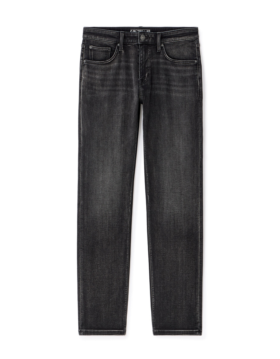 jeans c.35 gerader stretch-strickstoff 3 längen