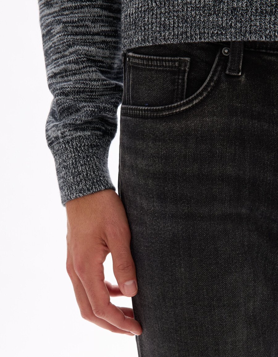 jeans c.35 gerader stretch-strickstoff 3 längen