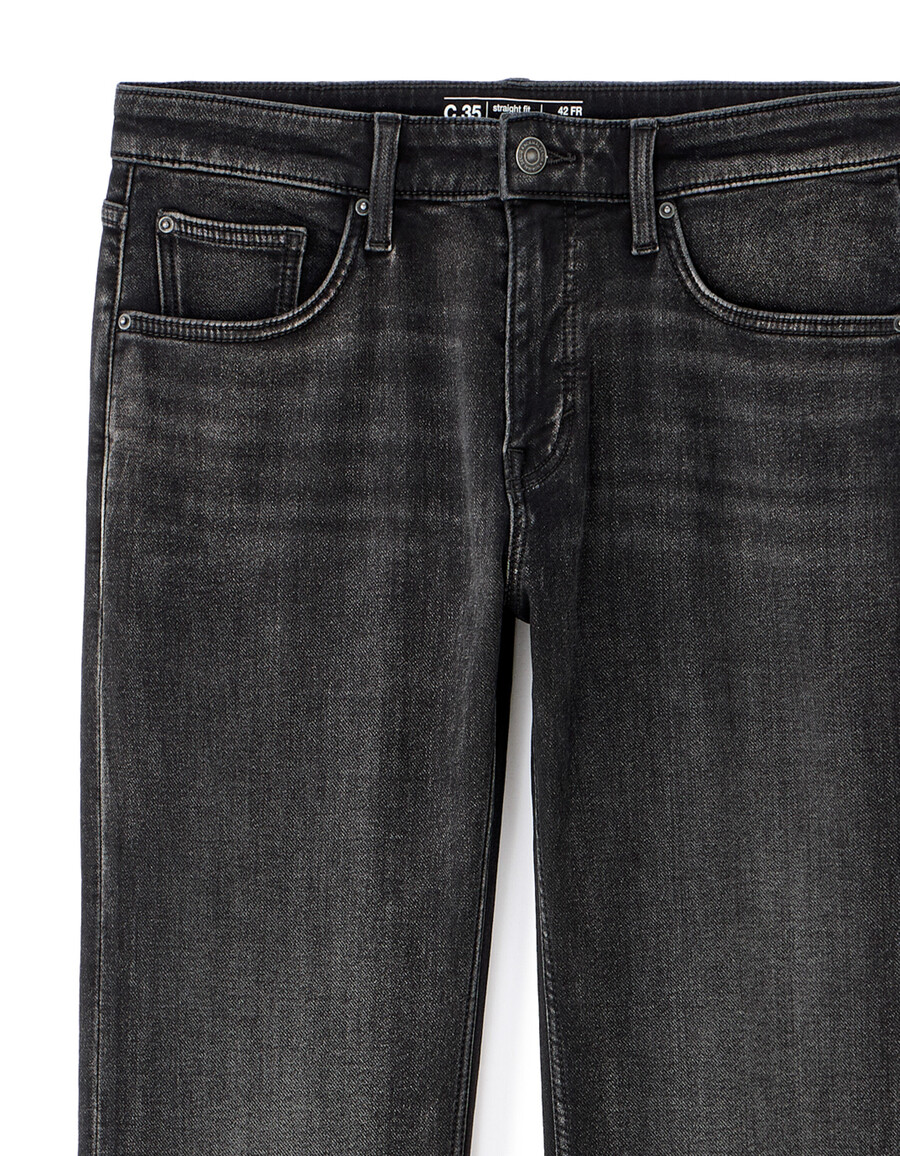 jeans c.35 gerader stretch-strickstoff 3 längen