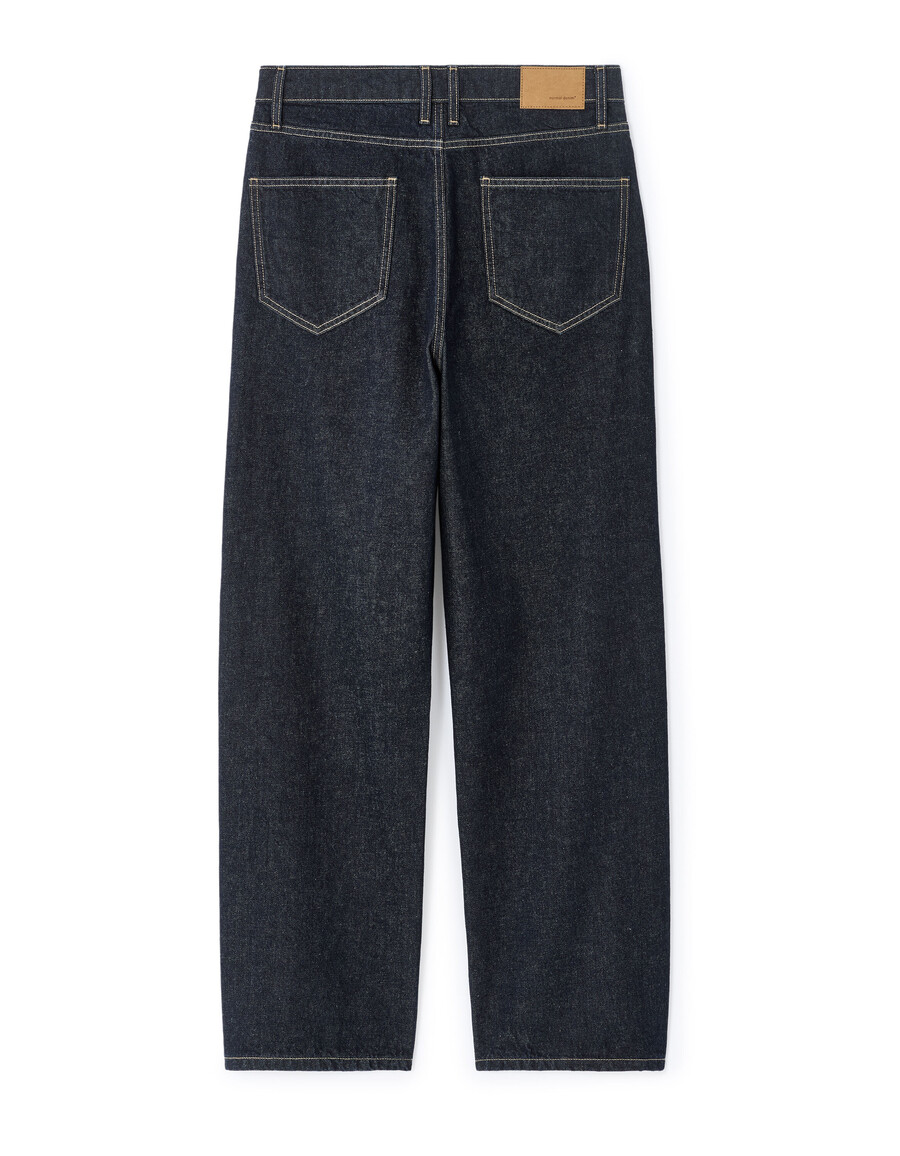 baggy stretch-baumwolljeans