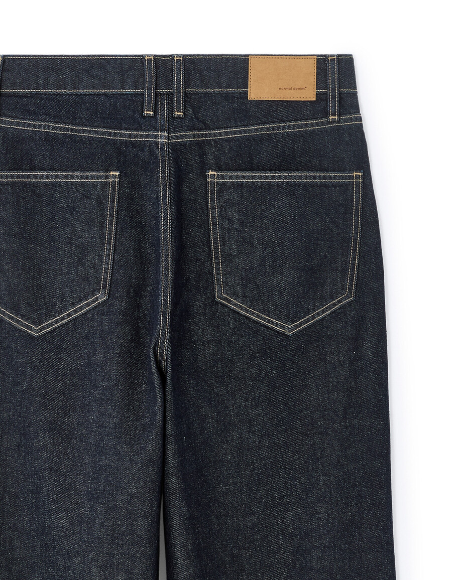 baggy stretch-baumwolljeans