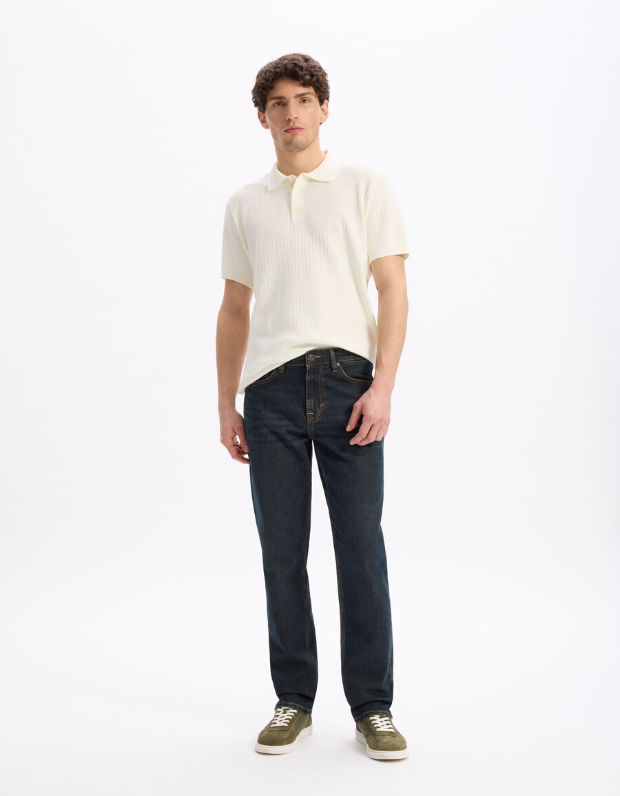 straight-leg stretch-baumwolljeans