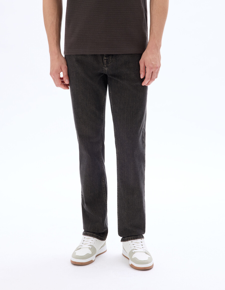 straight-leg stretch-baumwolljeans