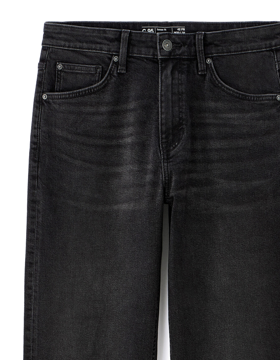 jeans c.95 locker geschnitten stretch-baumwolle 3 längen