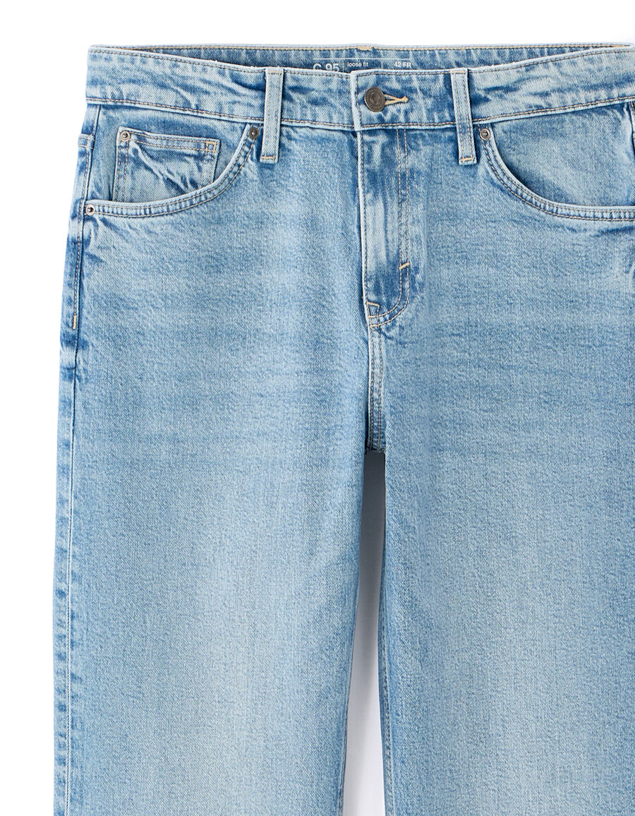 jeans c.95 locker geschnitten stretch-baumwolle 3 längen