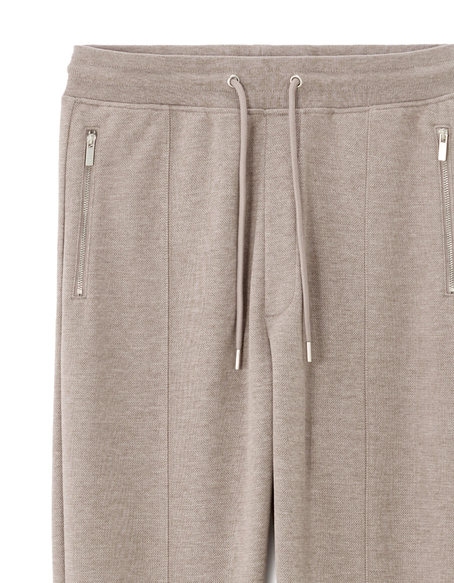 jogginghose aus piqué-strick mit normaler passform