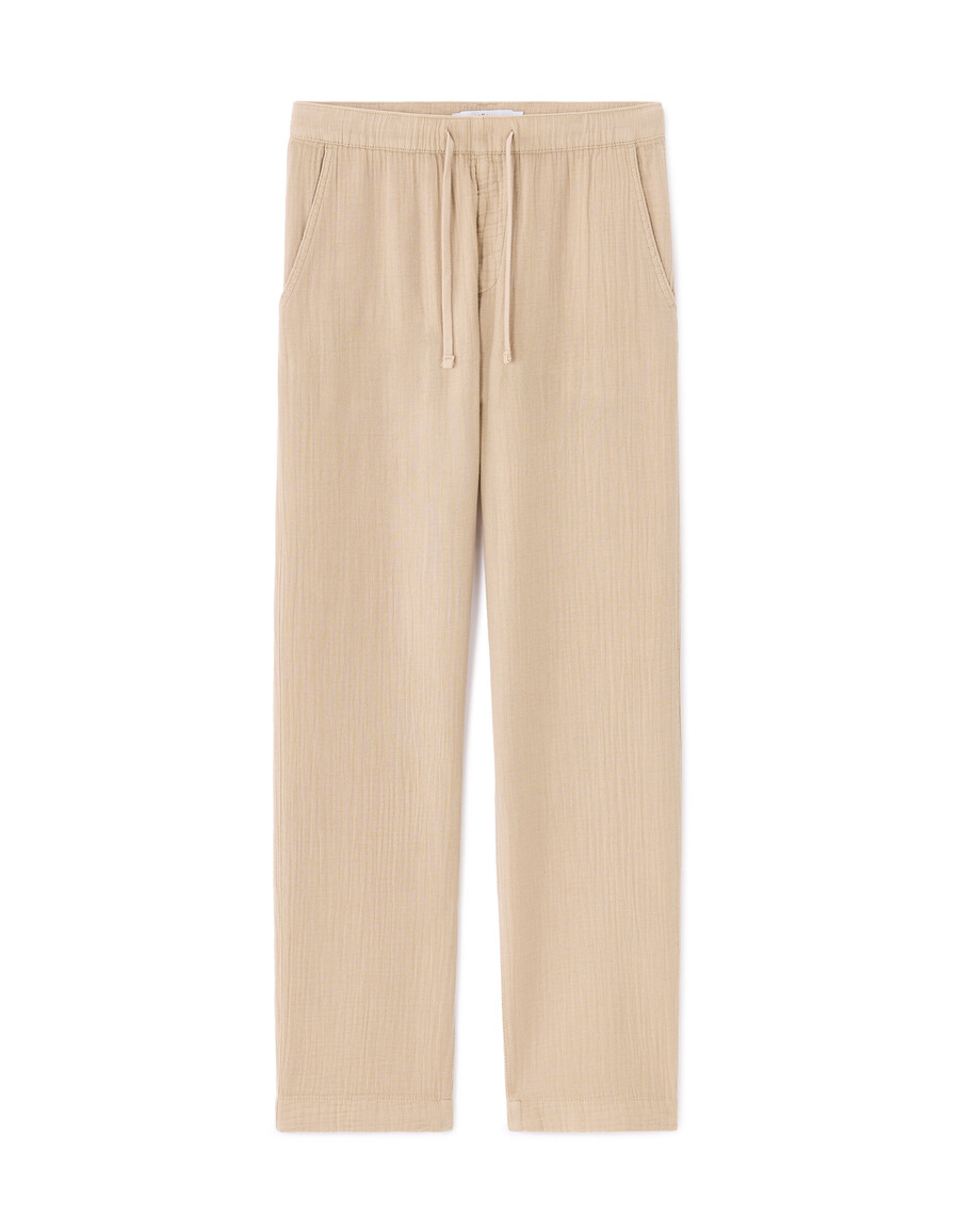 bequeme hose aus 100 baumwollgaze