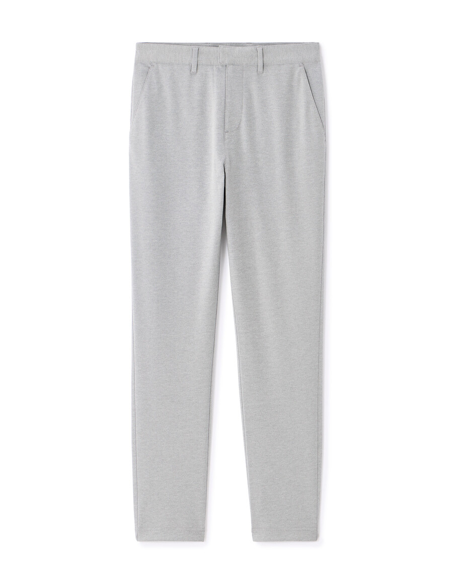 schmal geschnittene jersey-chino-hose