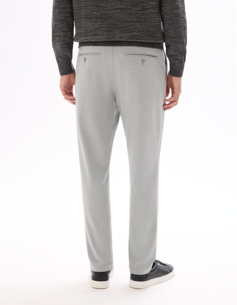 schmal geschnittene jersey-chino-hose