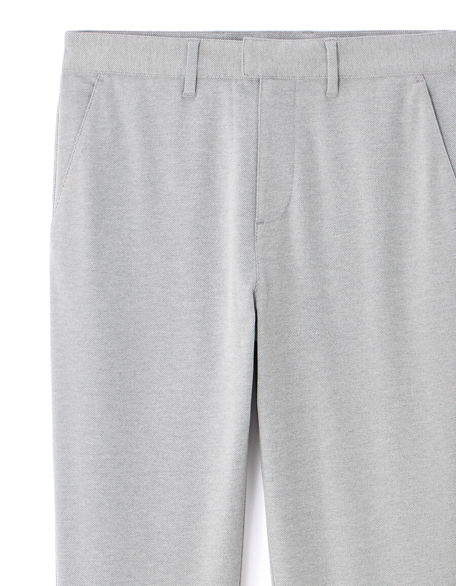 schmal geschnittene jersey-chino-hose