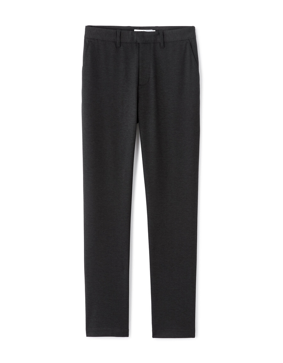 schmale chino-hose aus jersey
