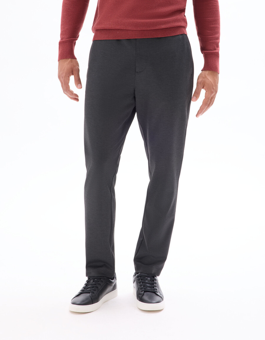 schmale chino-hose aus jersey