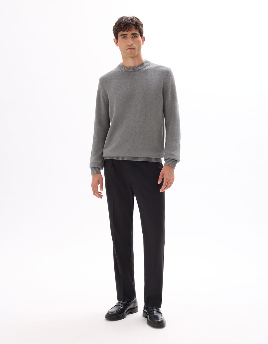 gerade geschnittene chino-hose aus stretch-twill