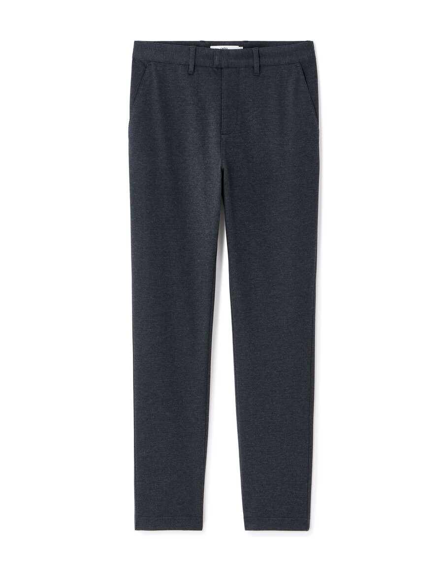 schmale chino-hose aus jersey