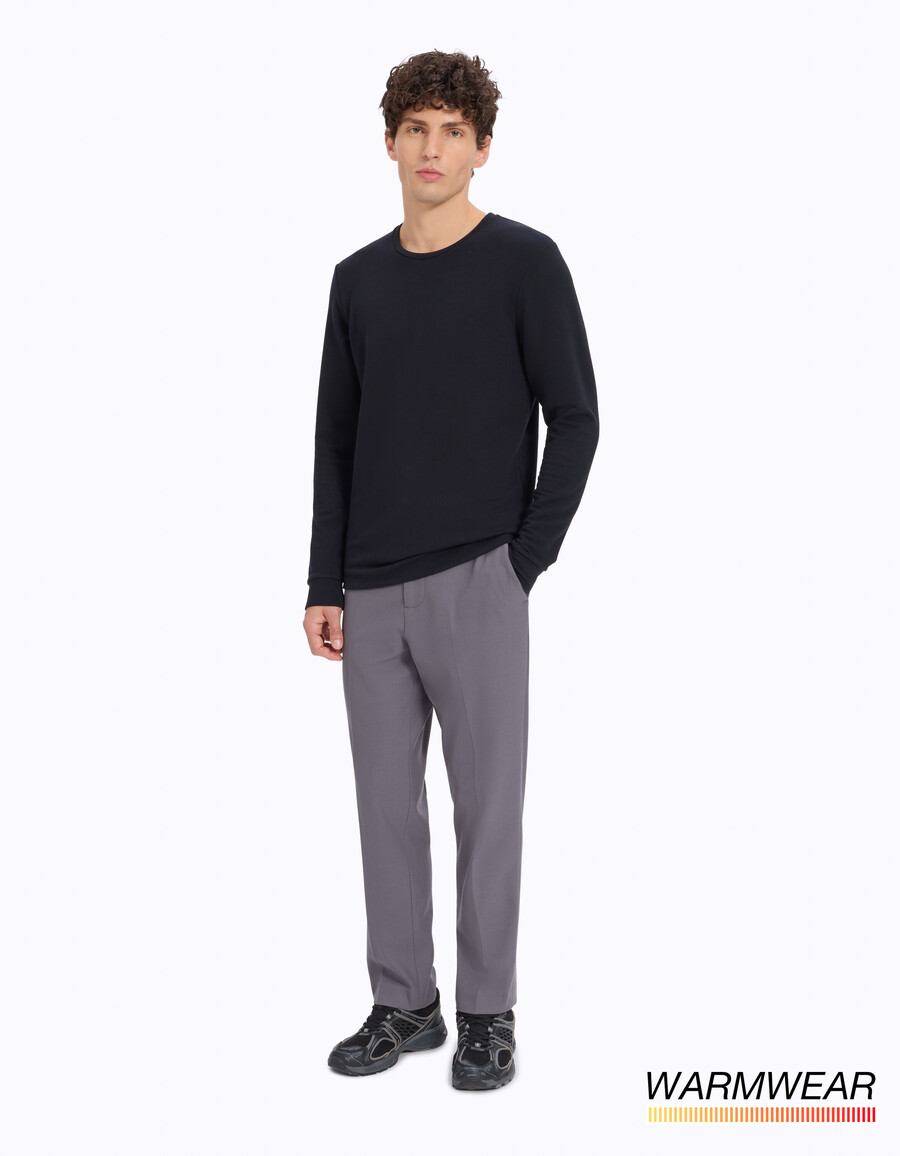 schmale stretch-thermolite chino-hose