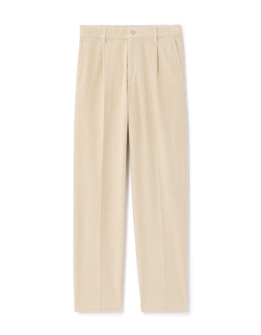 gerade geschnittene samt-chino-hose