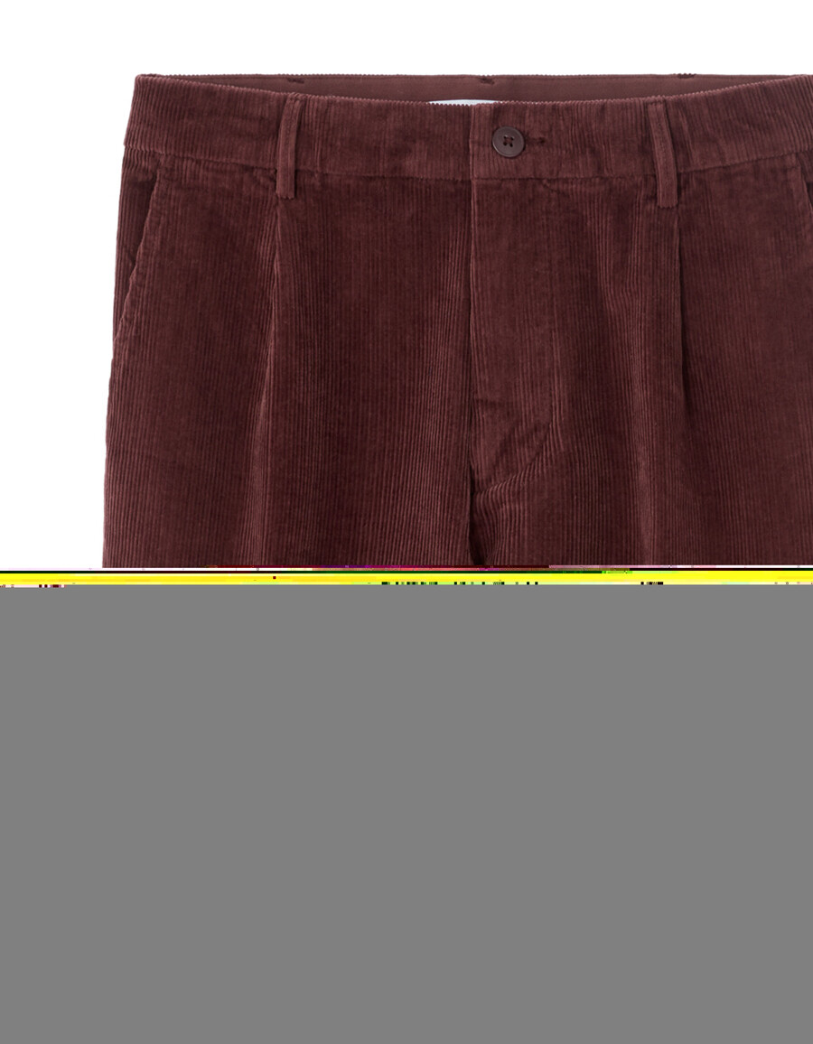 gerade geschnittene samt-chino-hose