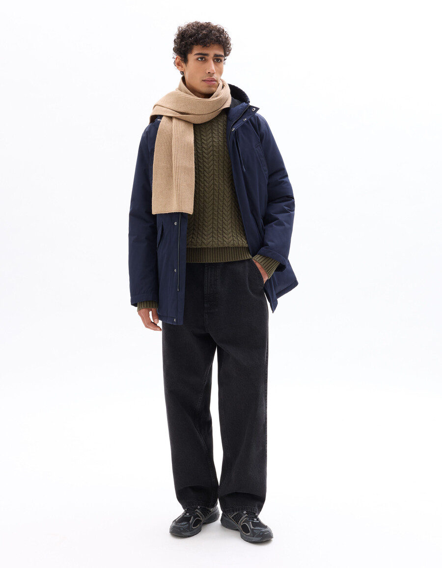 drycore parka mit wasserabweisender kapuze