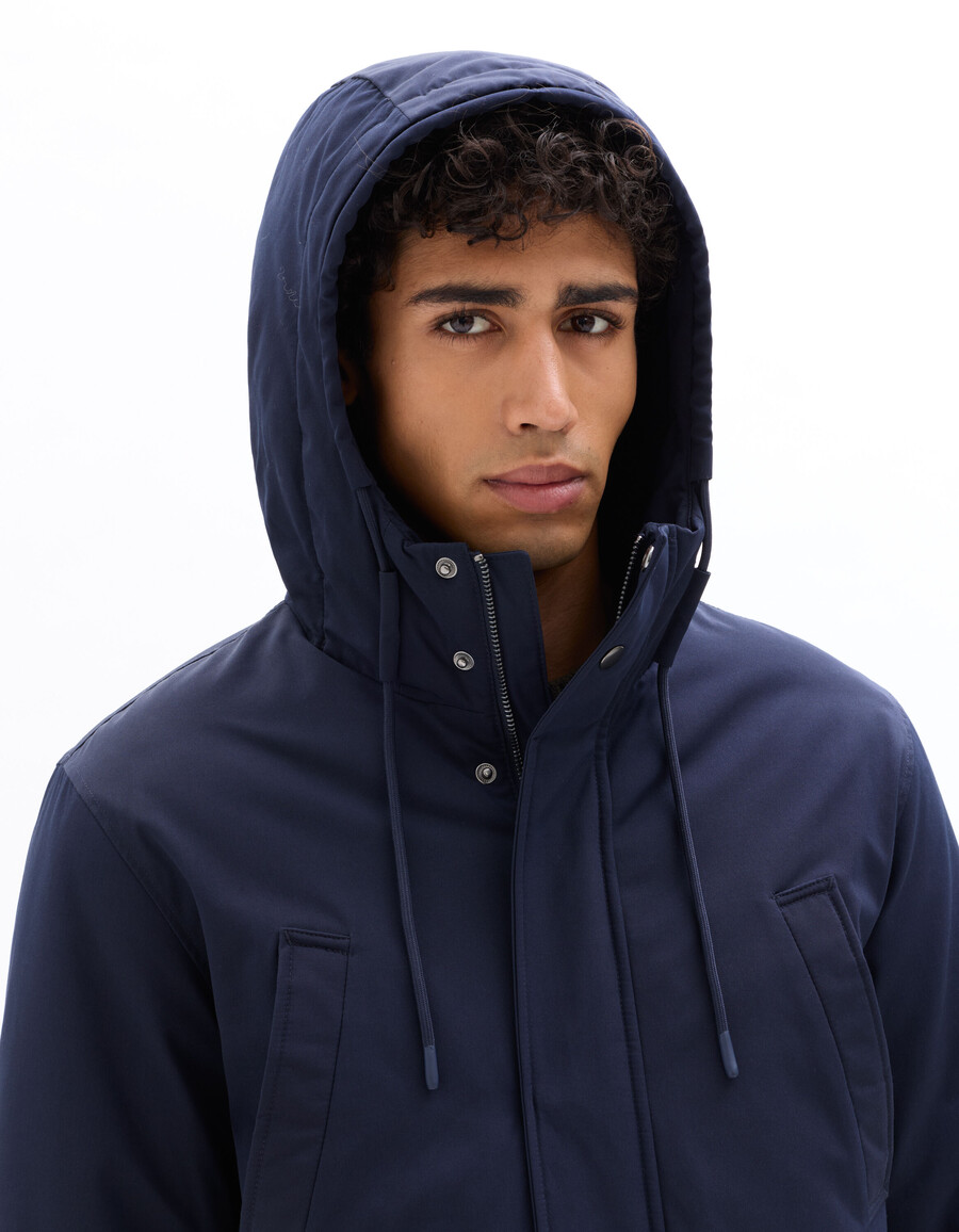drycore parka mit wasserabweisender kapuze