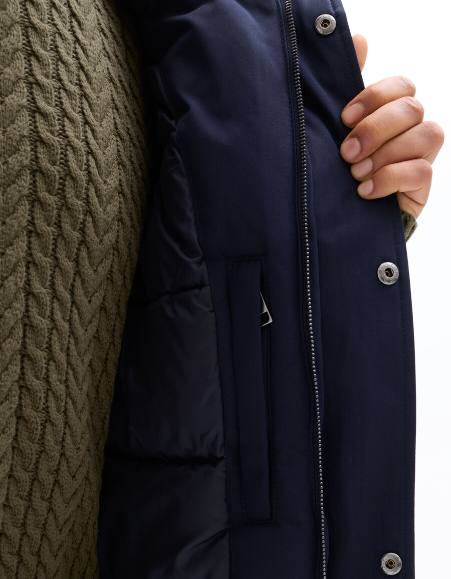 drycore parka mit wasserabweisender kapuze