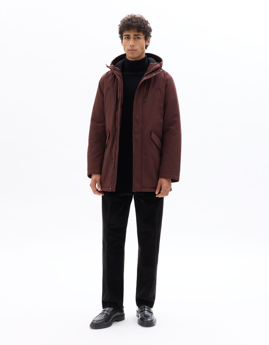 drycore parka mit wasserabweisender kapuze