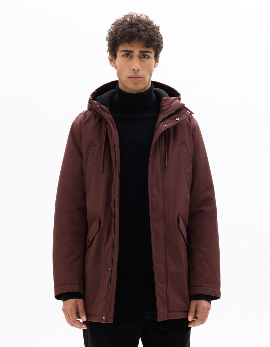 drycore parka mit wasserabweisender kapuze