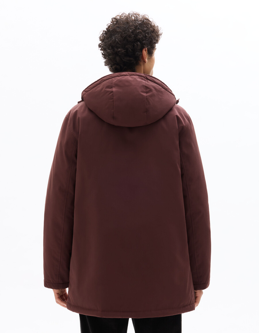 drycore parka mit wasserabweisender kapuze