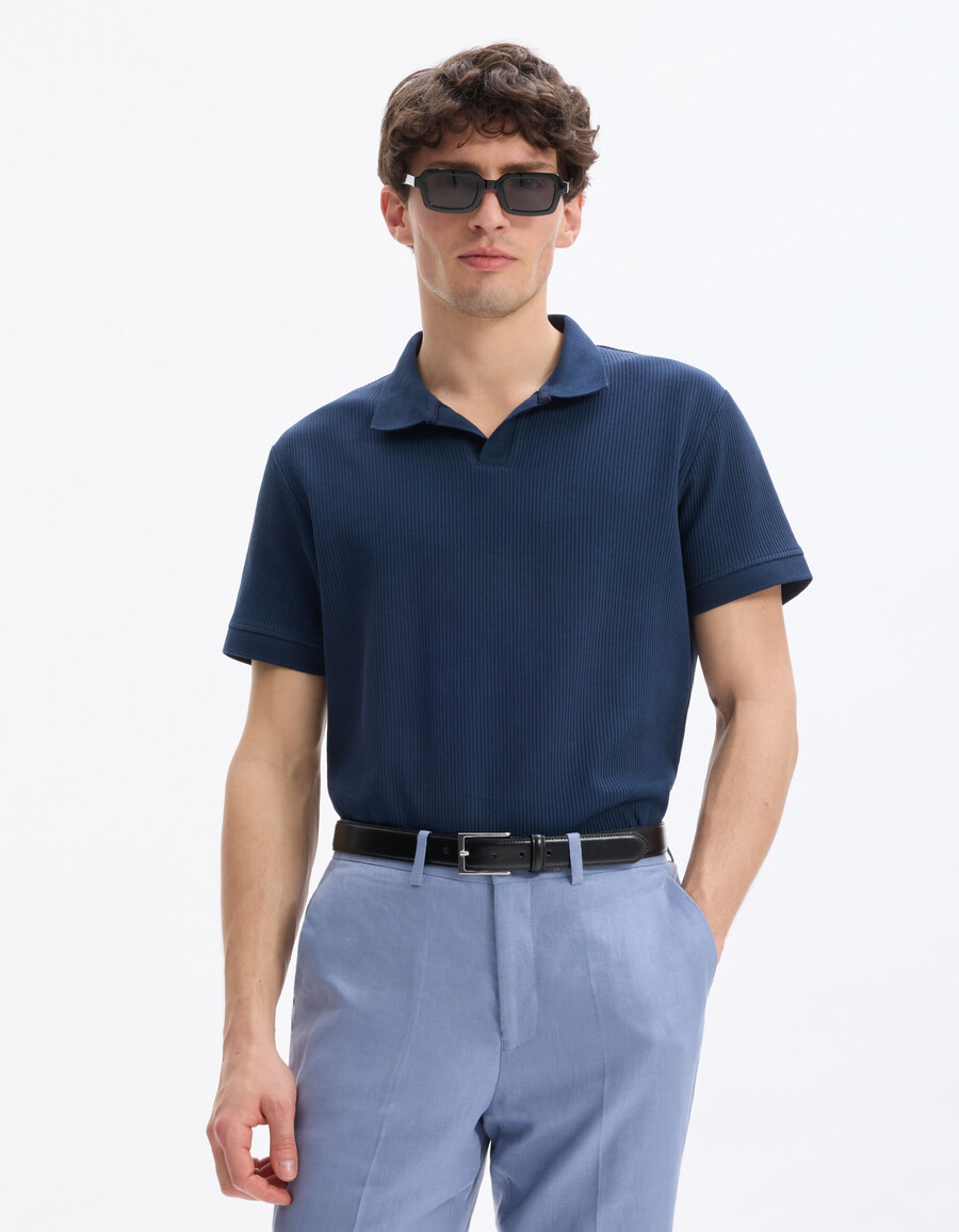 normales poloshirt aus 100 baumwolle
