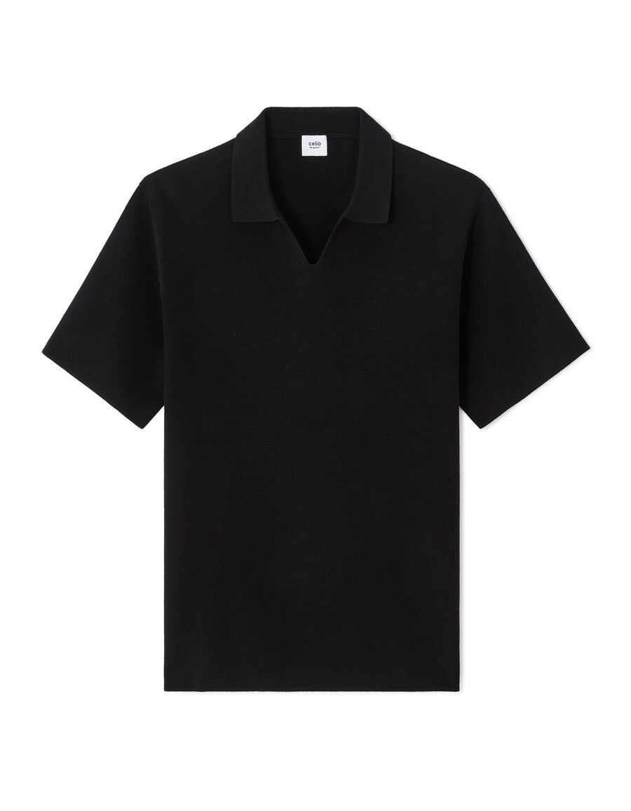 kastenförmiges poloshirt 100 baumwolle milano