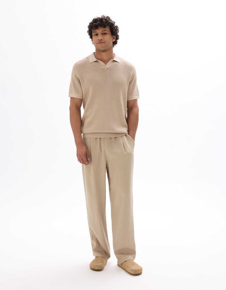 normales poloshirt aus 100 baumwollstrick