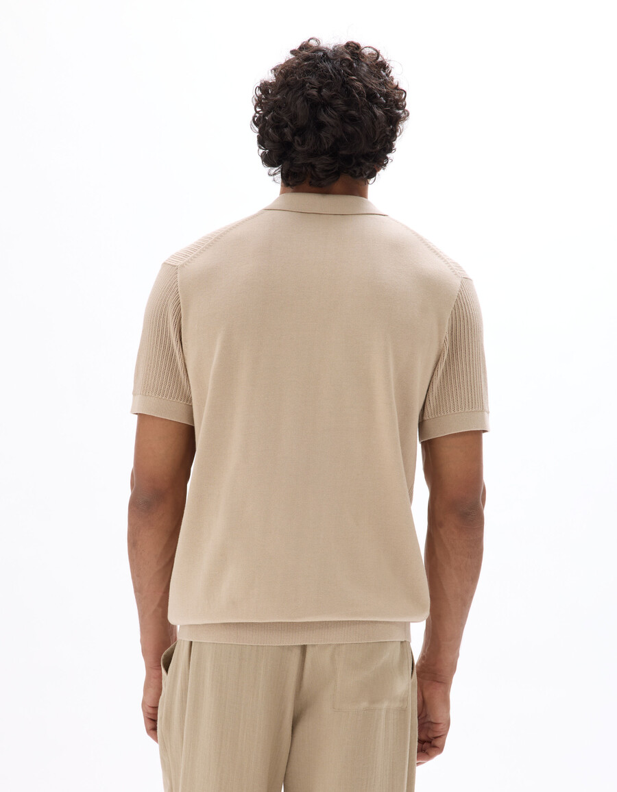 normales poloshirt aus 100 baumwollstrick