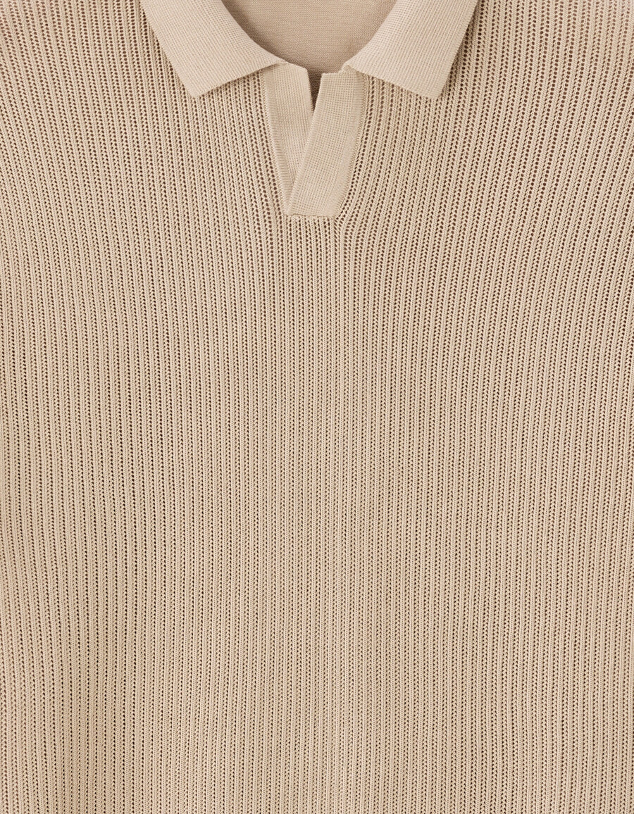 normales poloshirt aus 100 baumwollstrick