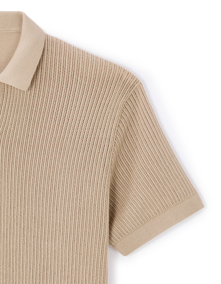 normales poloshirt aus 100 baumwollstrick