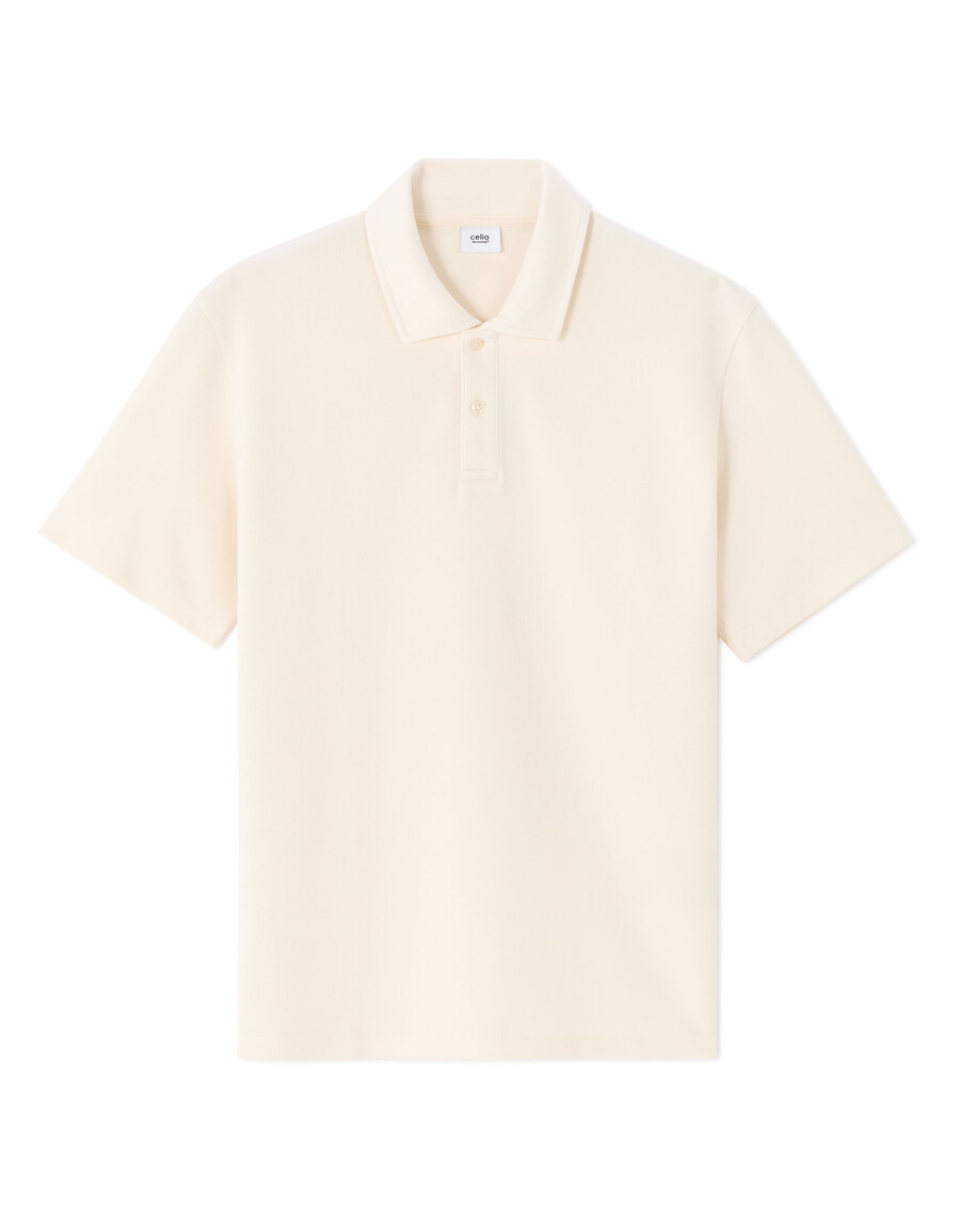 poloshirt aus normalem jersey