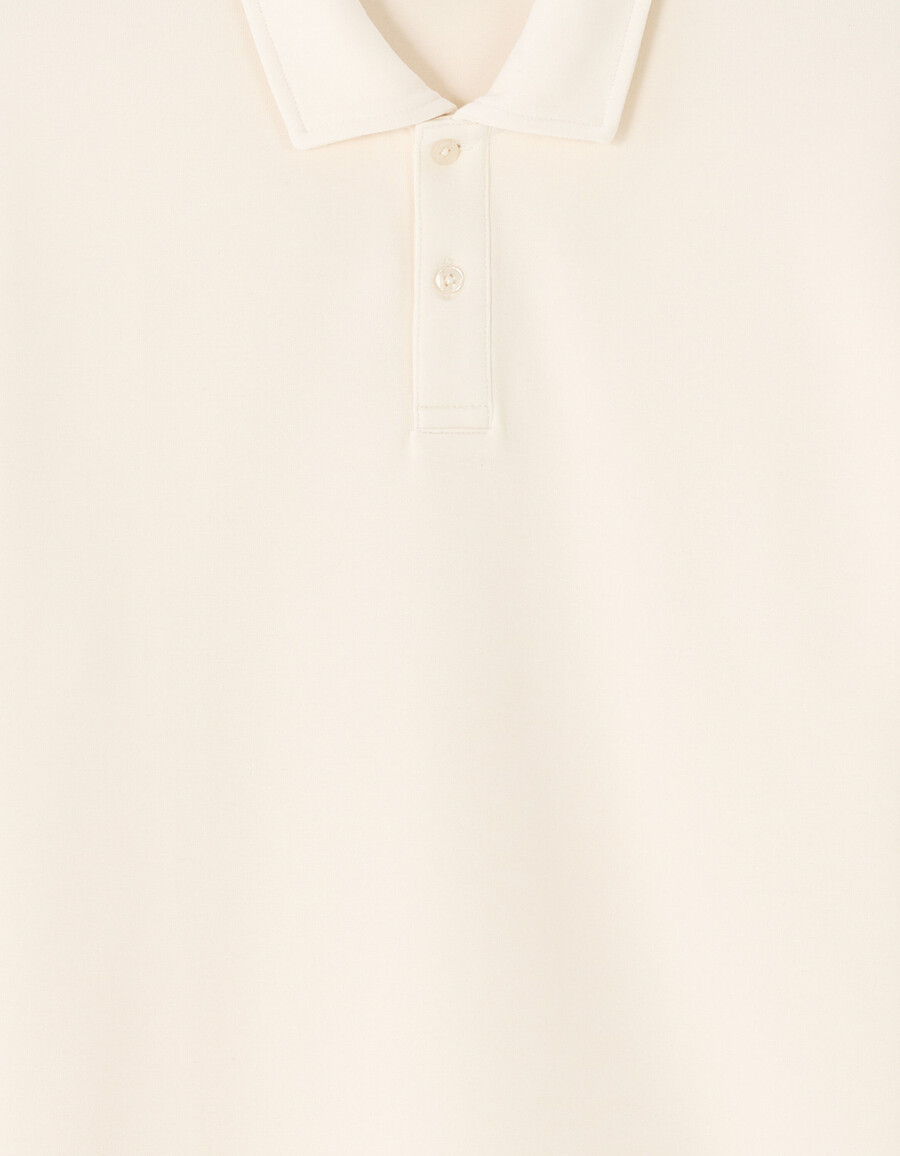 poloshirt aus normalem jersey