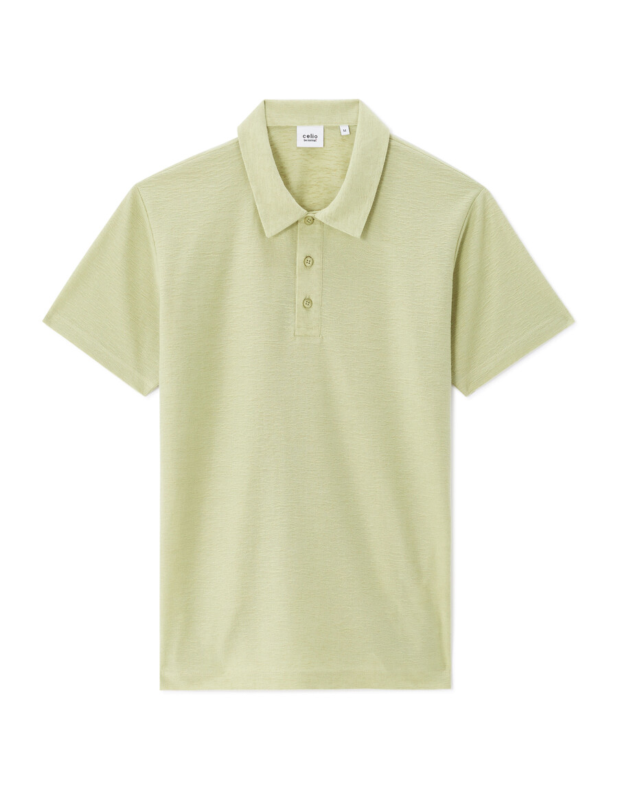 poloshirt aus normal geschnittenem jersey