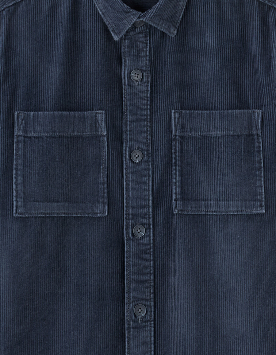 cord-overshirt aus 100 baumwolle