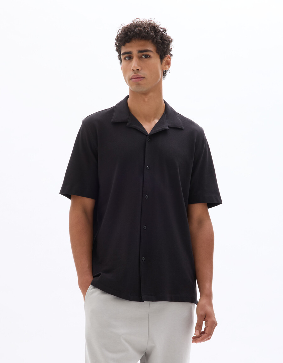jersey-shirt in regulärer passform