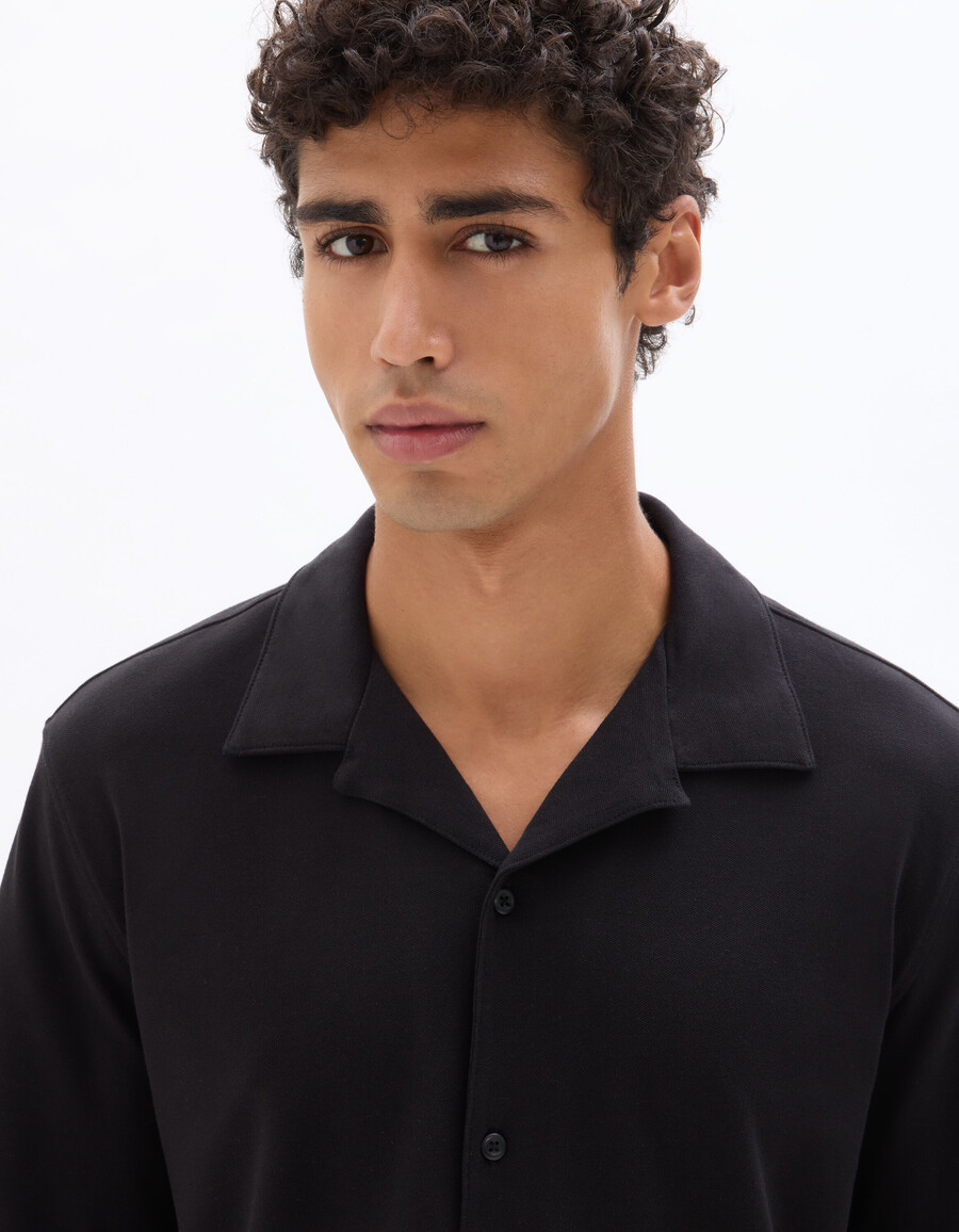 jersey-shirt in regulärer passform