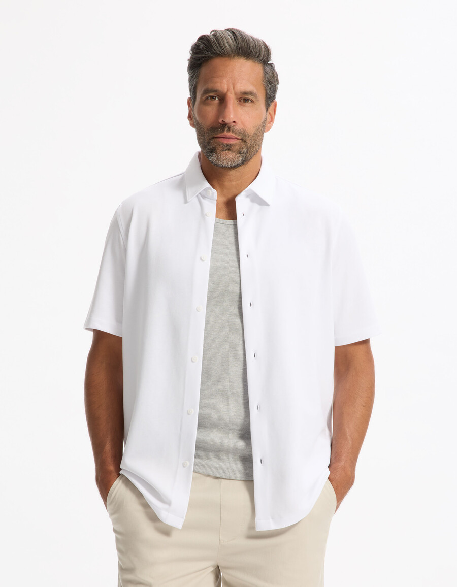 jersey-shirt in regulärer passform