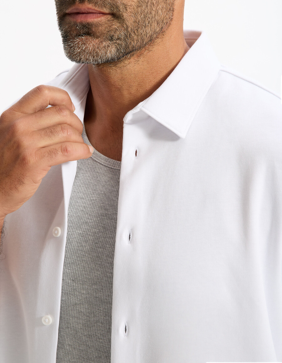 jersey-shirt in regulärer passform