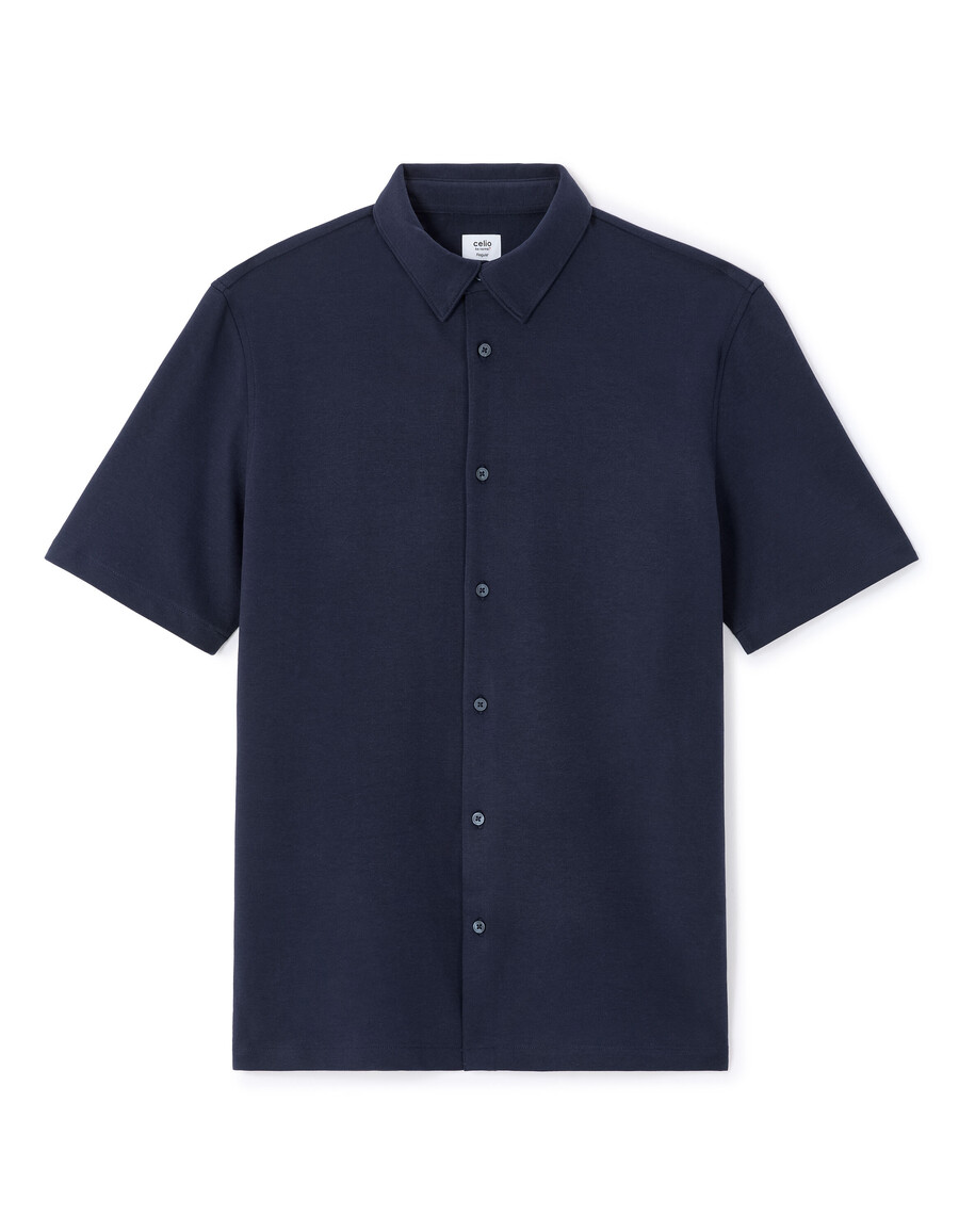 jersey-shirt in regulärer passform