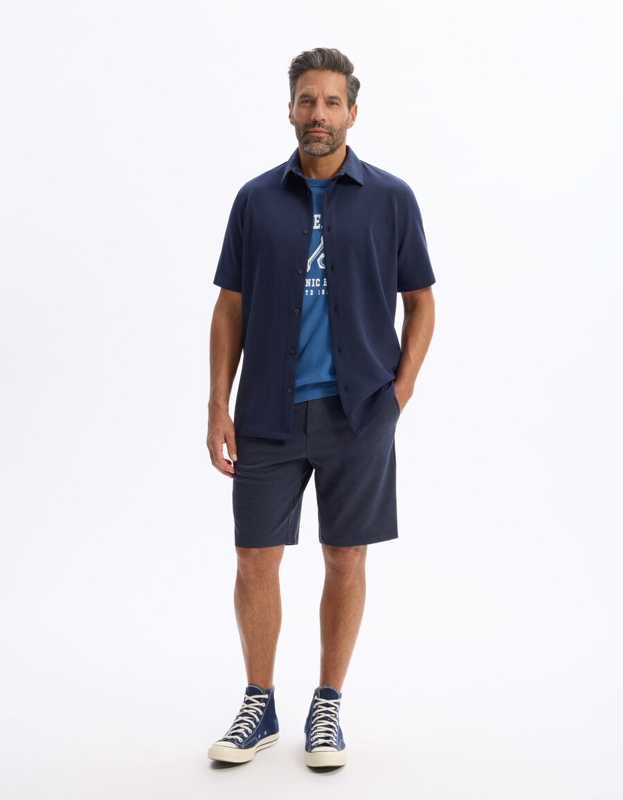 jersey-shirt in regulärer passform