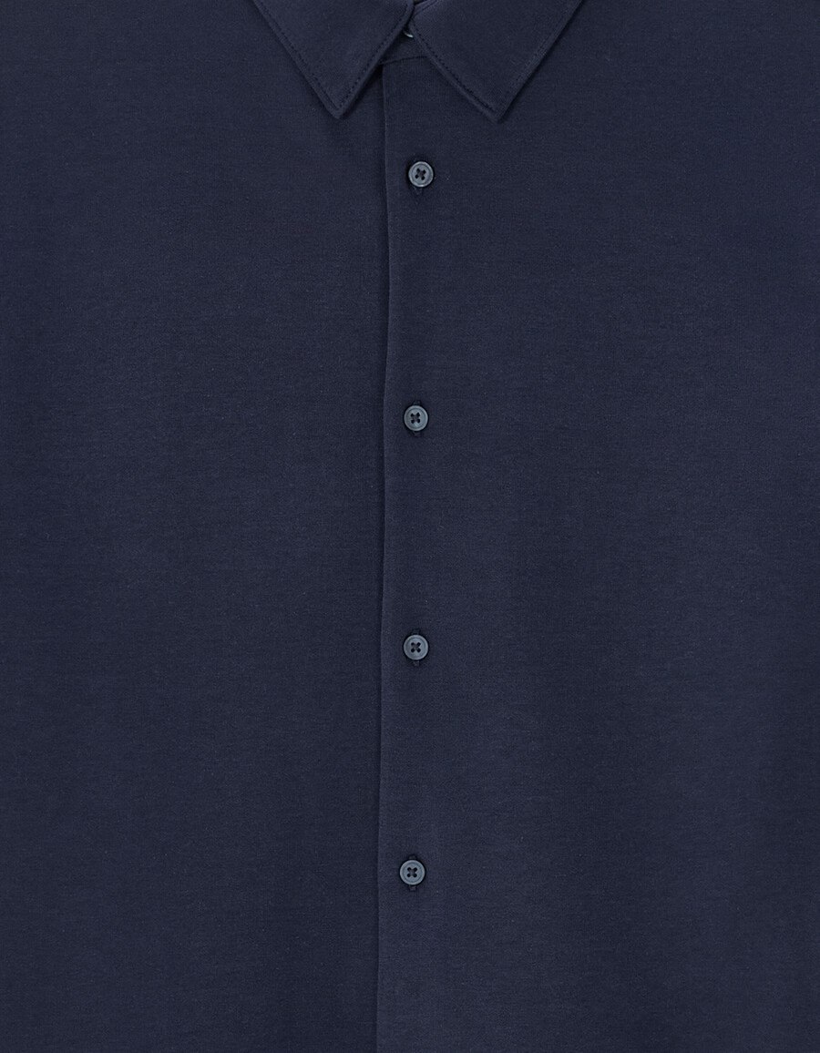 jersey-shirt in regulärer passform