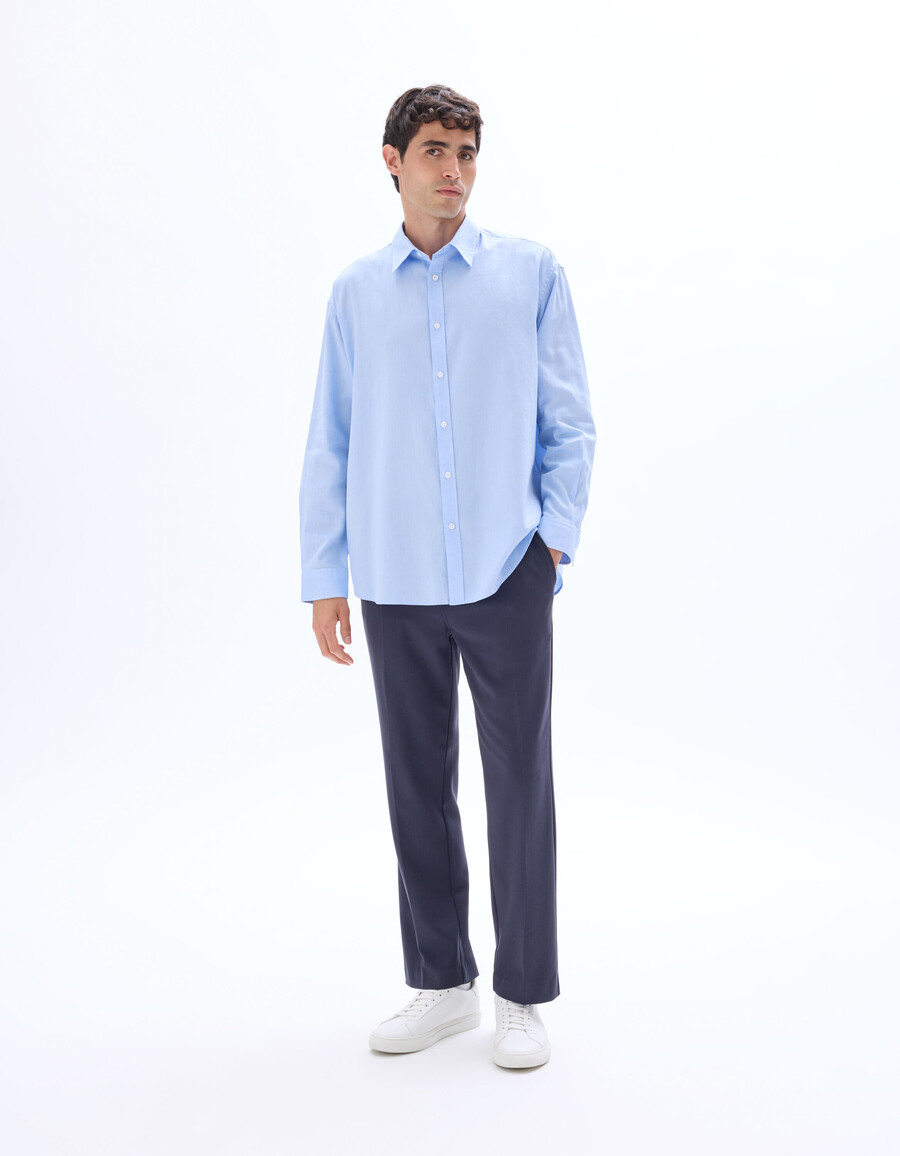 oversize-hemd 100 baumwolle oxford