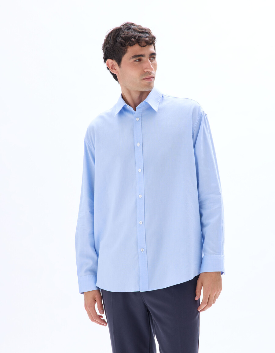 oversize-hemd 100 baumwolle oxford