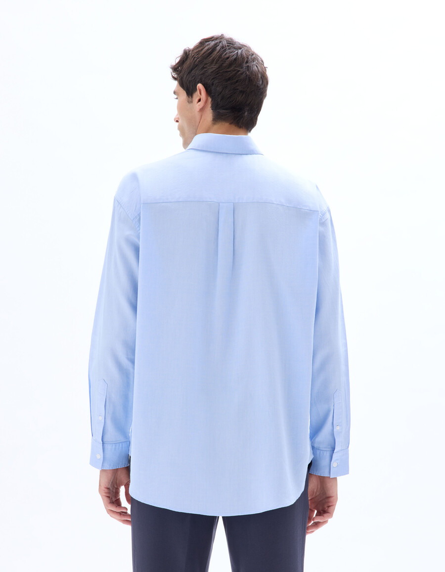 oversize-hemd 100 baumwolle oxford