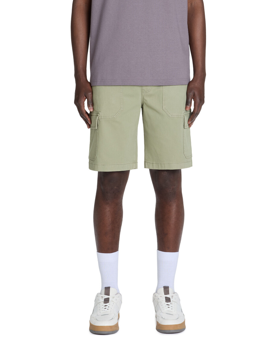 cargo-bermuda-shorts aus stretch-baumwolle