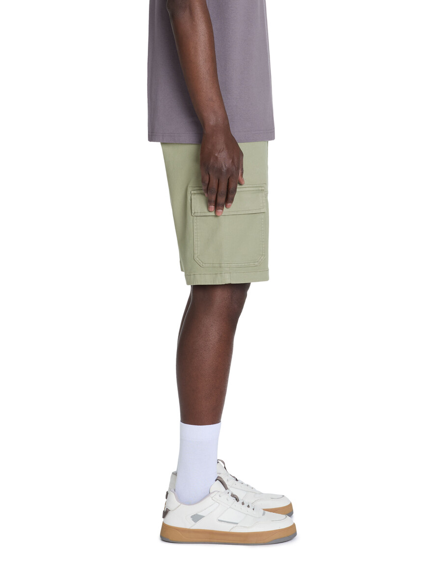 cargo-bermuda-shorts aus stretch-baumwolle